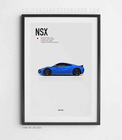 Acura NSX (NC1) Poster