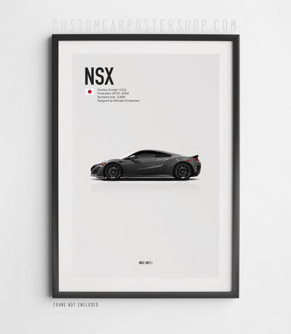 Acura NSX (NC1) Poster