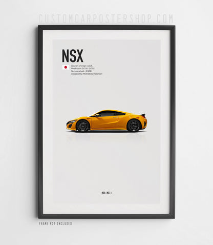 Acura NSX (NC1) Poster