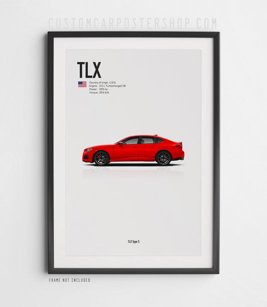 Acura TLX Type S (2nd Gen) Art Print