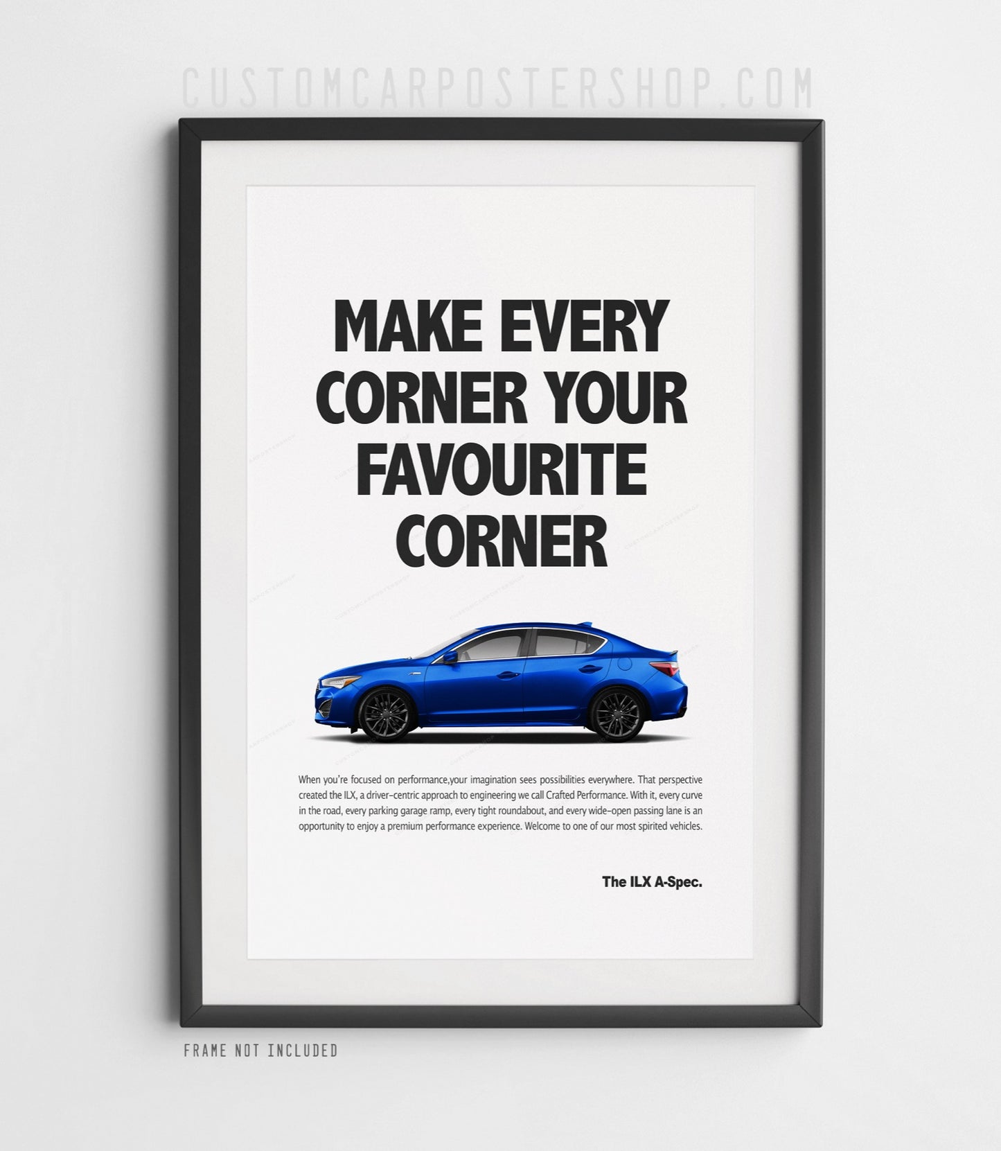 Acura ILX A-Spec Print Ad - Favourite Corner