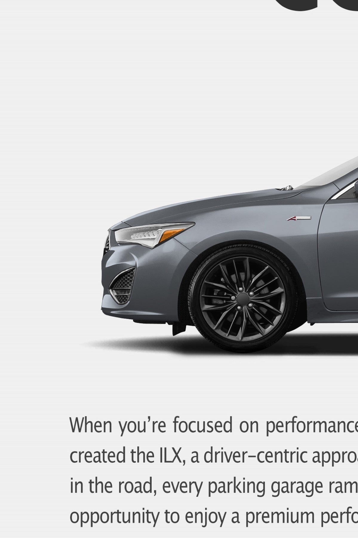 Acura ILX A-Spec Print Ad - Favourite Corner