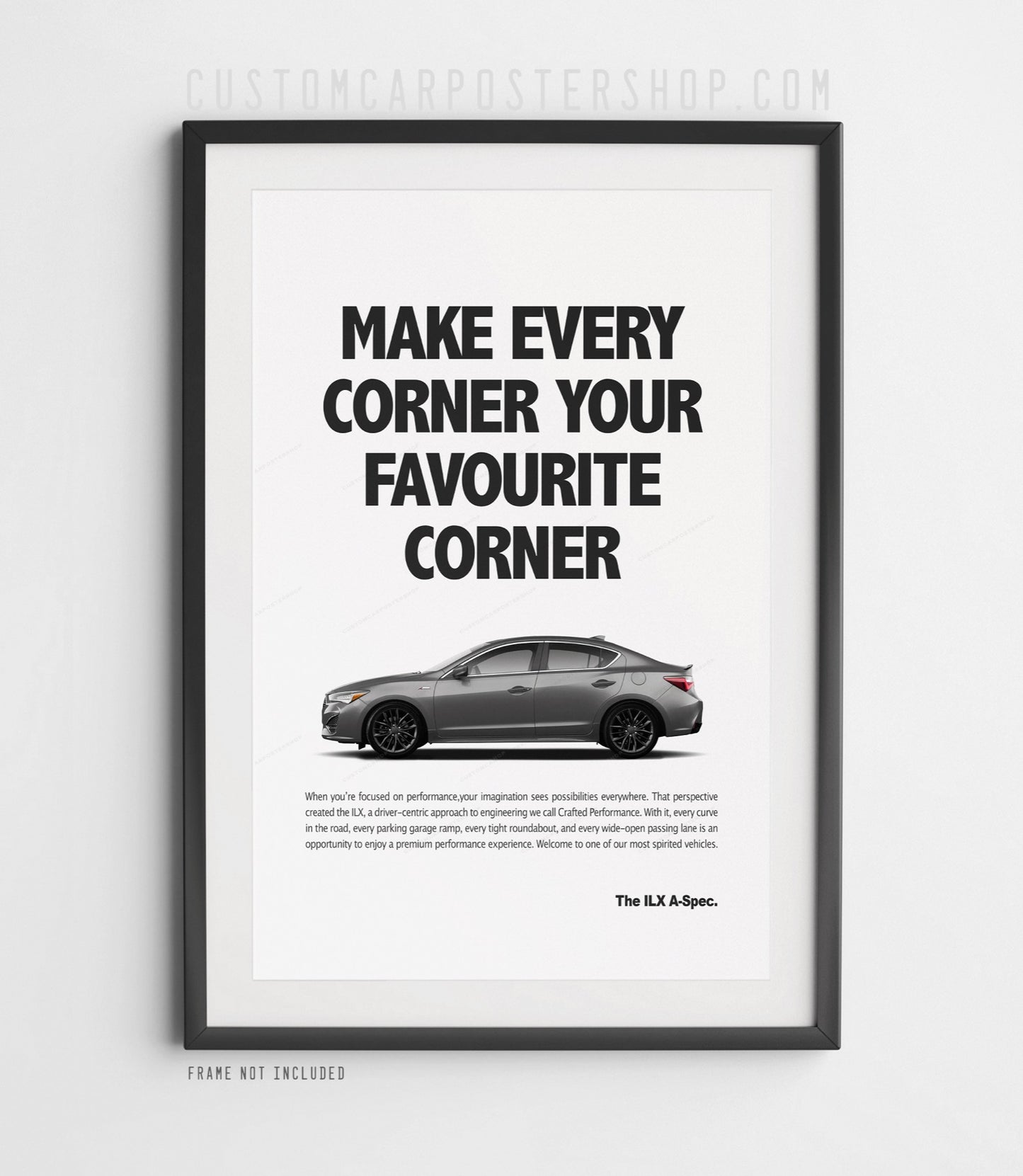 Acura ILX A-Spec Print Ad - Favourite Corner
