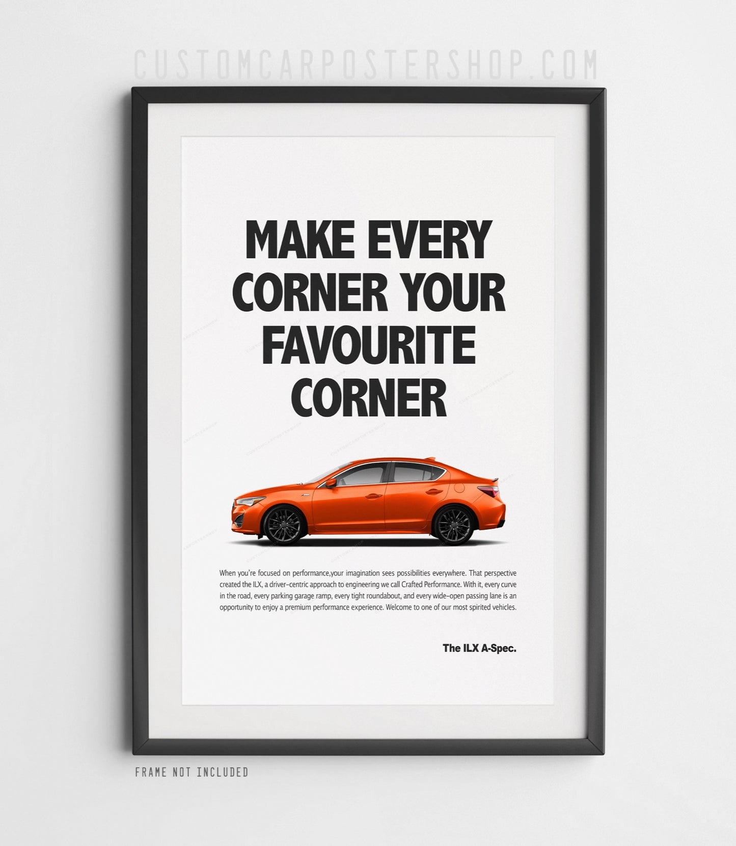 Acura ILX A-Spec Print Ad - Favourite Corner