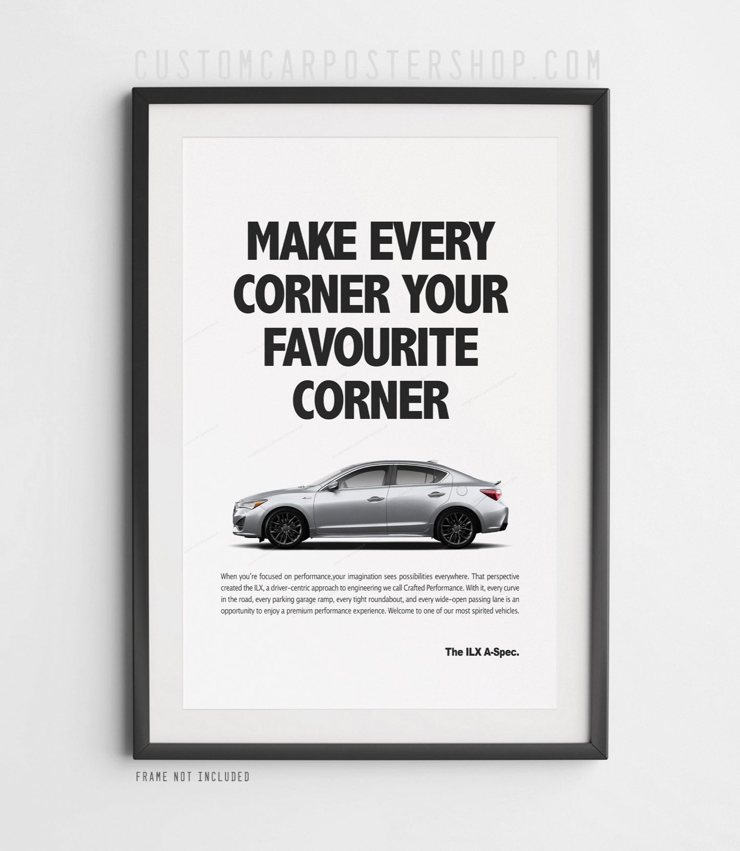 Acura ILX A-Spec Print Ad - Favourite Corner