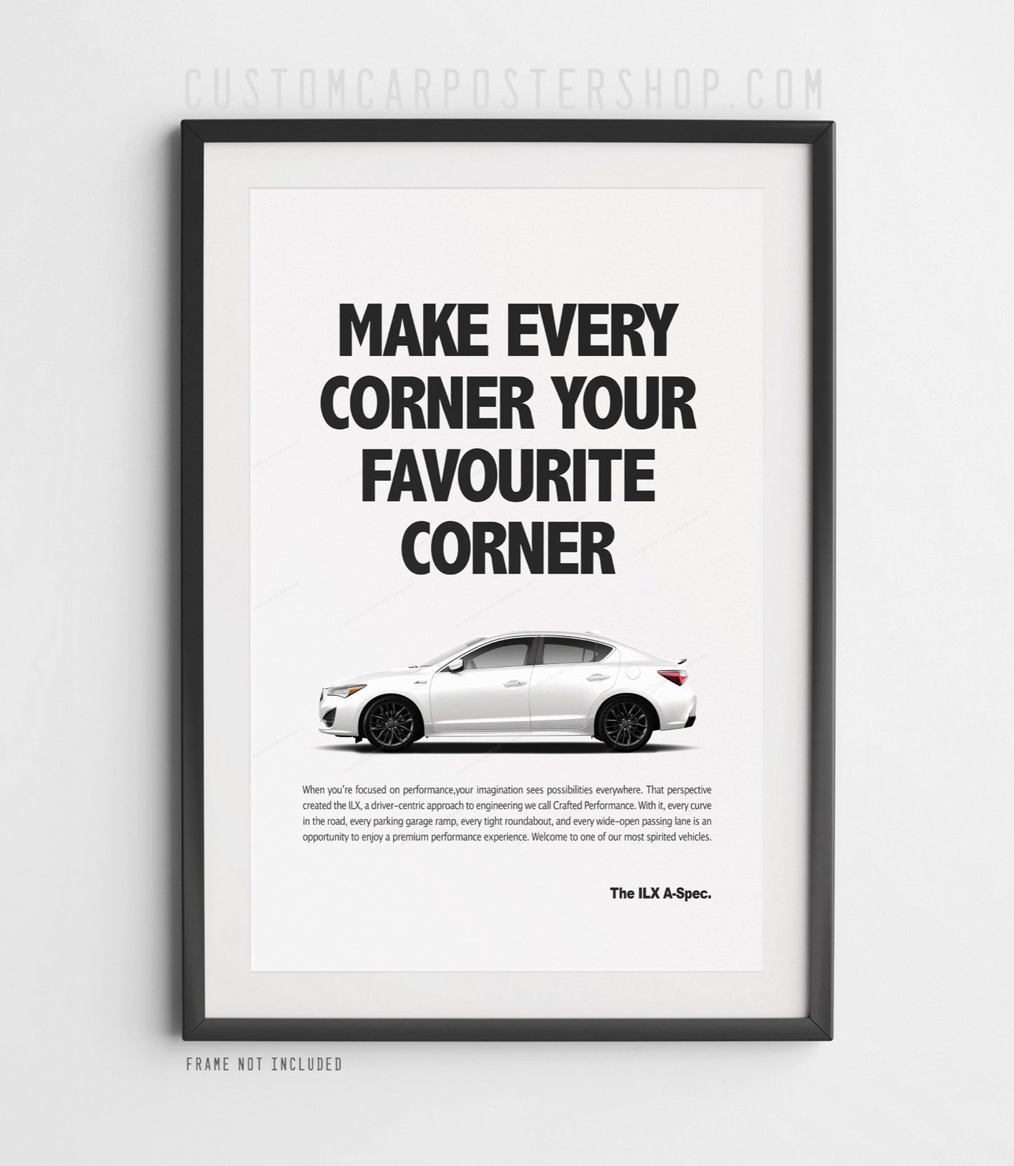 Acura ILX A-Spec Print Ad - Favourite Corner