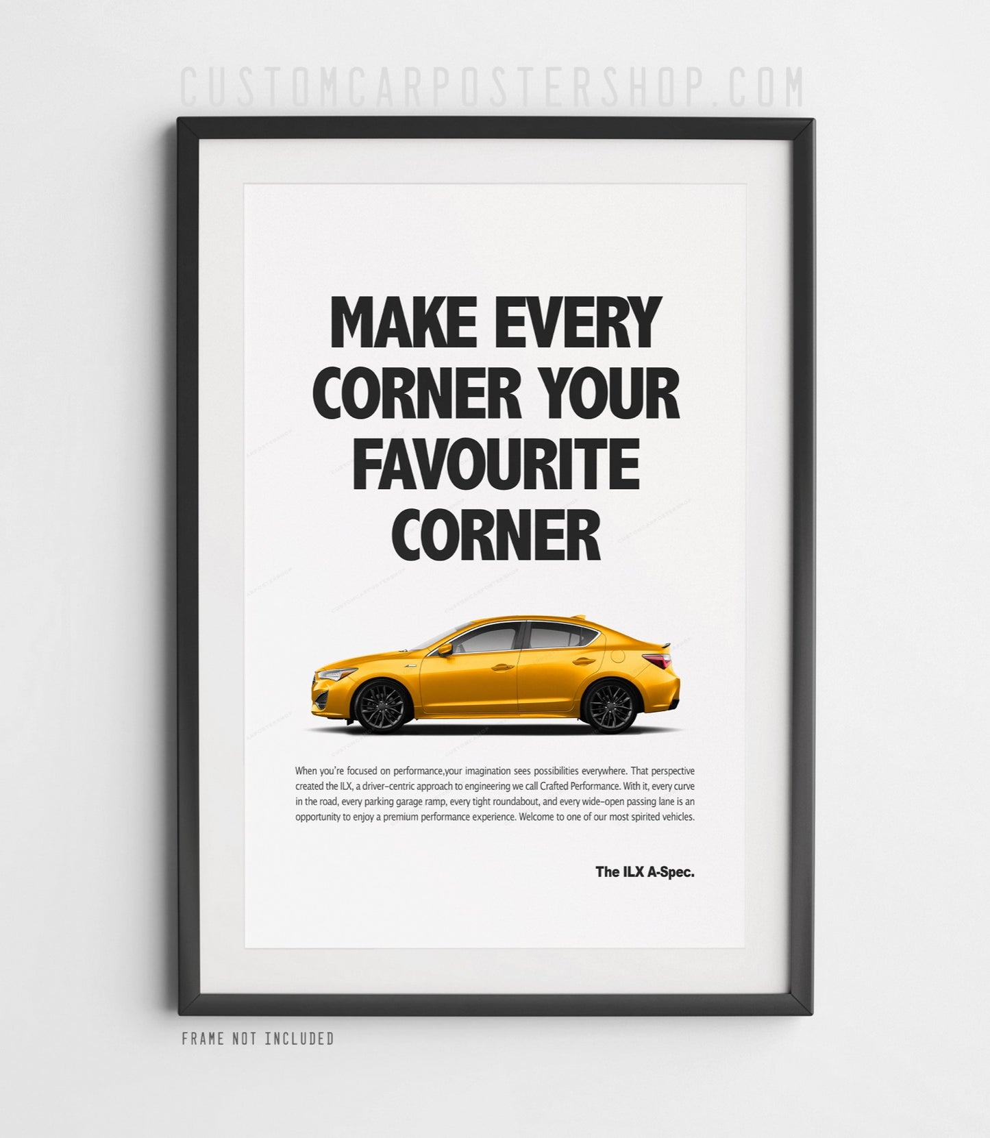 Acura ILX A-Spec Print Ad - Favourite Corner