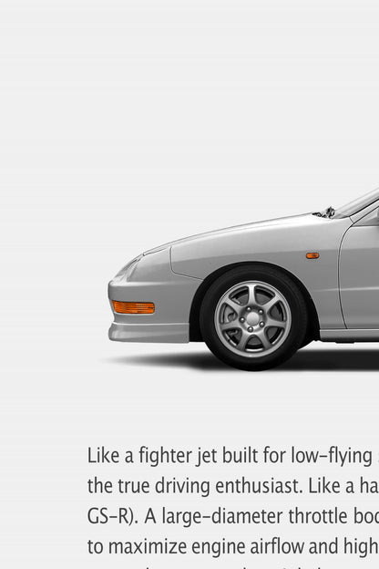 Acura Integra (DC2) Type R Print Ad - Purpose-Built Machine