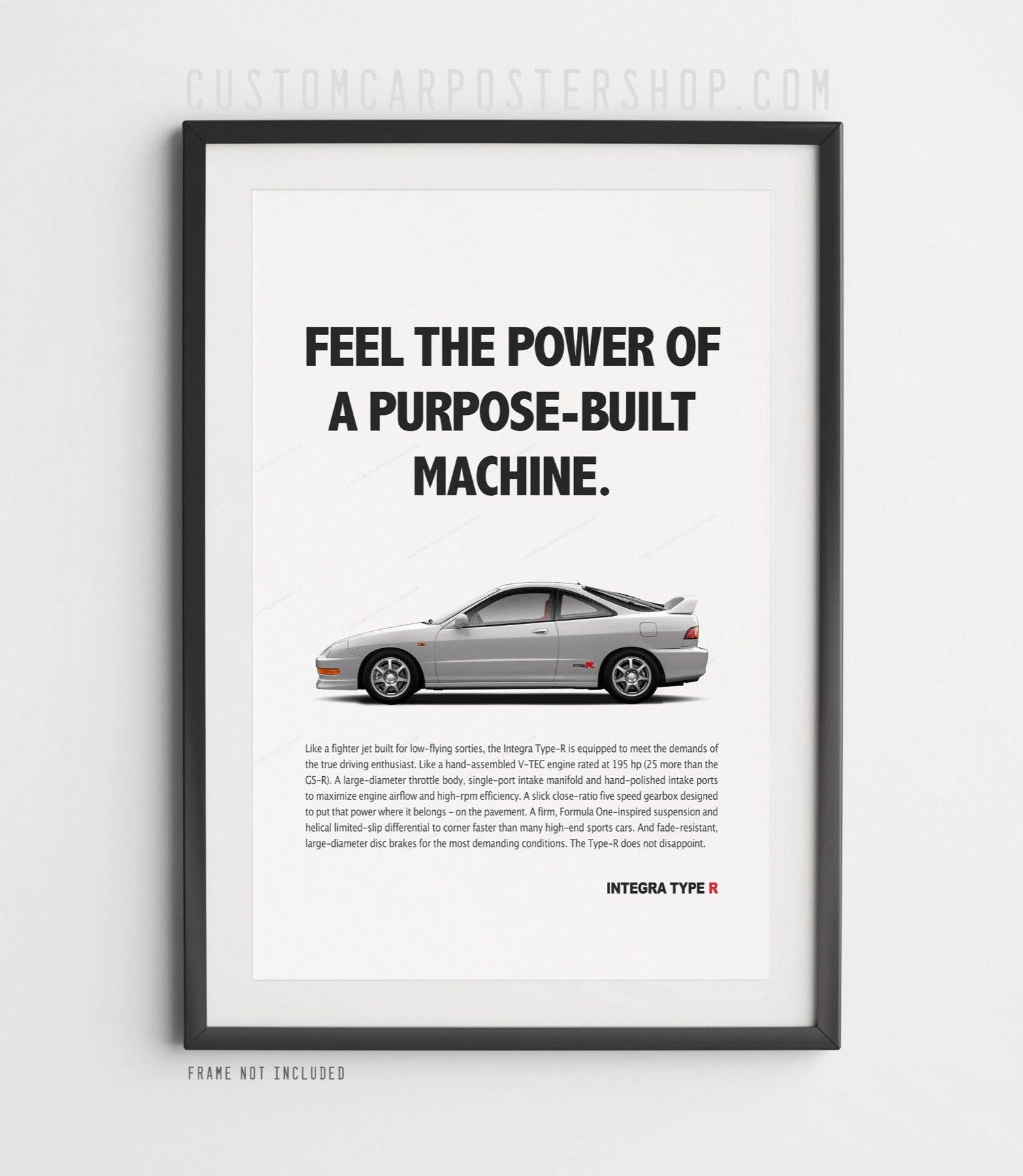 Acura Integra Type R (DC2) Print Ad - Purpose-Built Machine