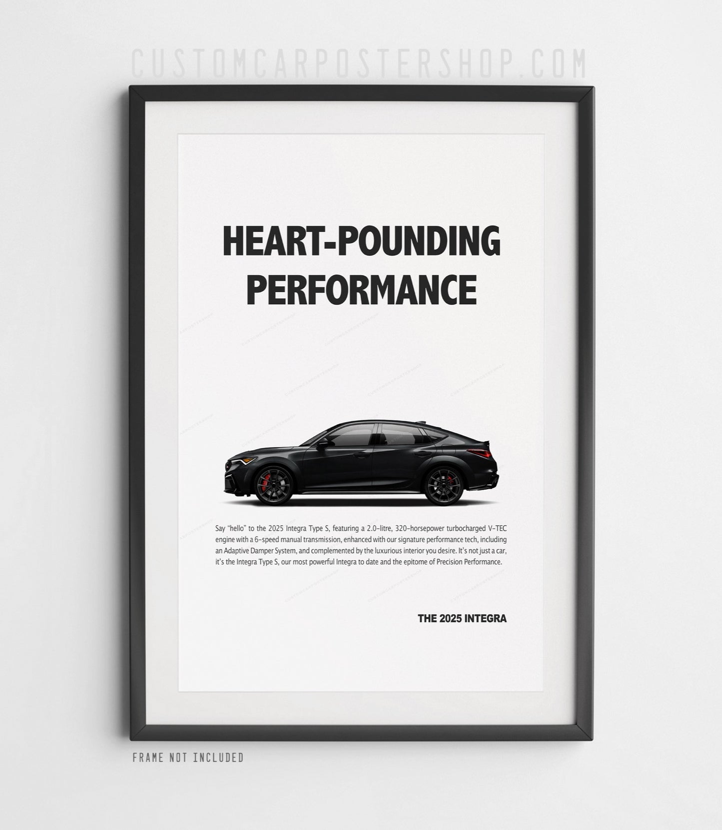 Acura Integra Type S (2025) Print Ad - Heart Pounding Performance