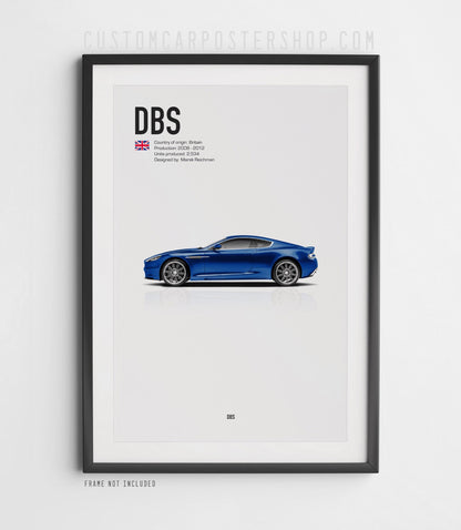 Aston Martin DBS (2008-2012) Poster