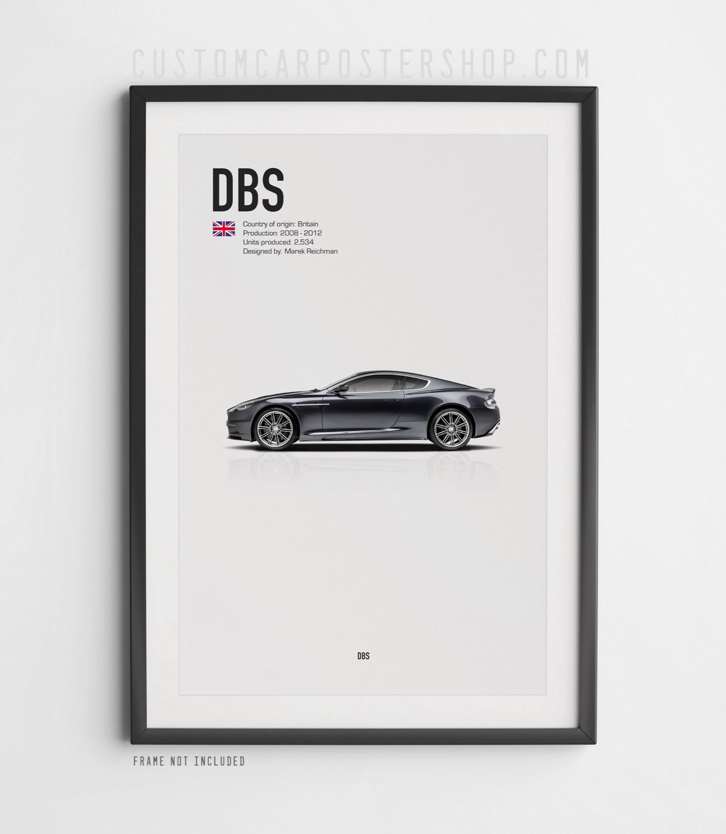 Aston Martin DBS (2008-2012) Poster