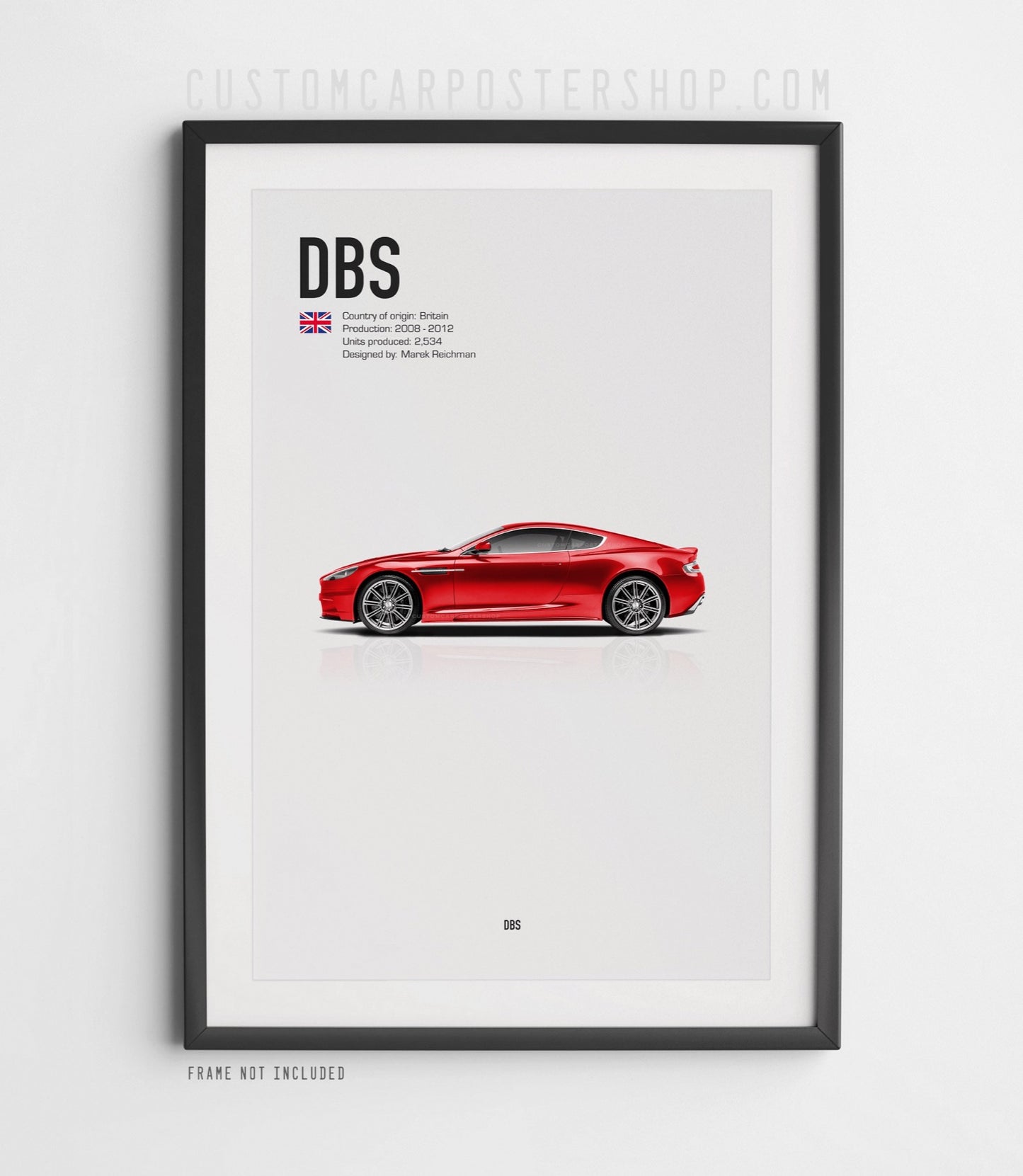Aston Martin DBS (2008-2012) Poster