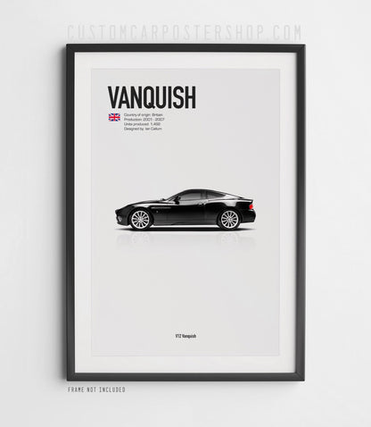 Aston Martin V12 Vanquish Poster