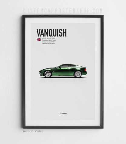 Aston Martin V12 Vanquish Poster