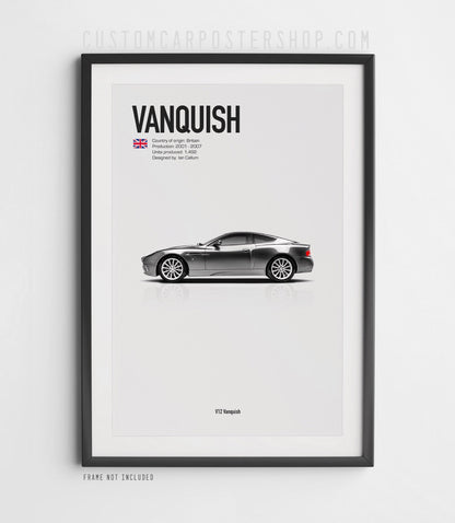 Aston Martin V12 Vanquish Poster