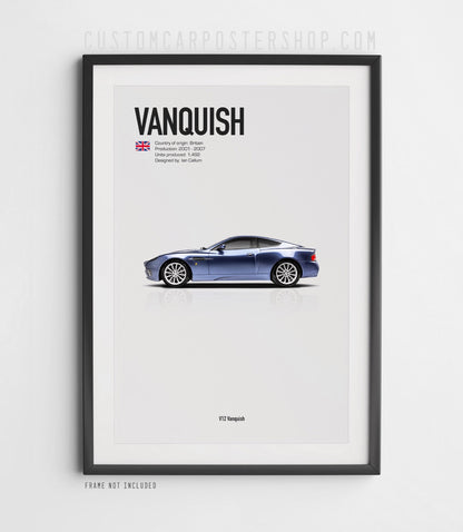 Aston Martin V12 Vanquish Poster