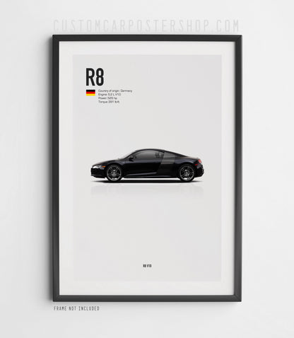 Audi R8 V10 (Type 42) Poster
