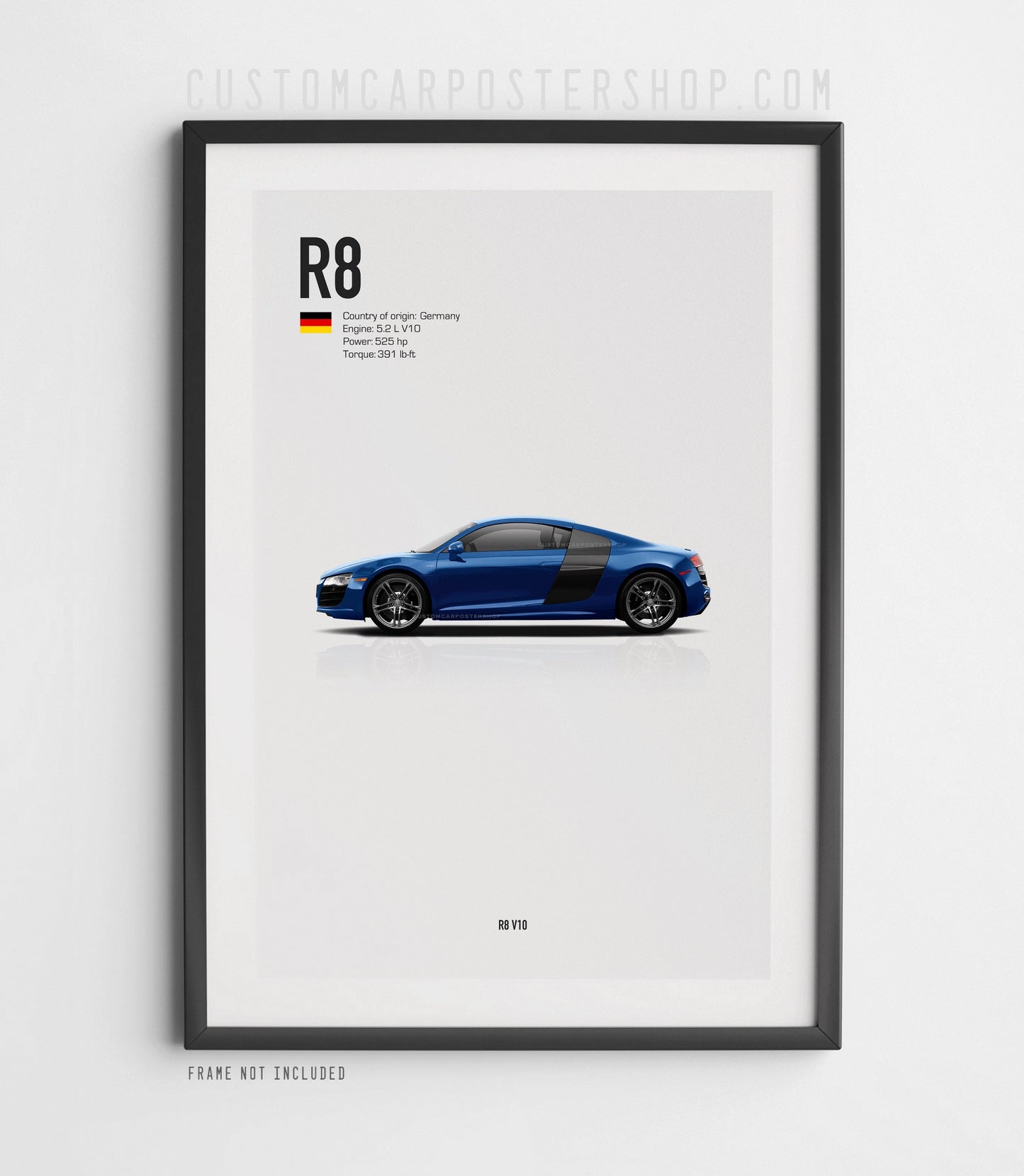 Audi R8 V10 (Type 42) Poster