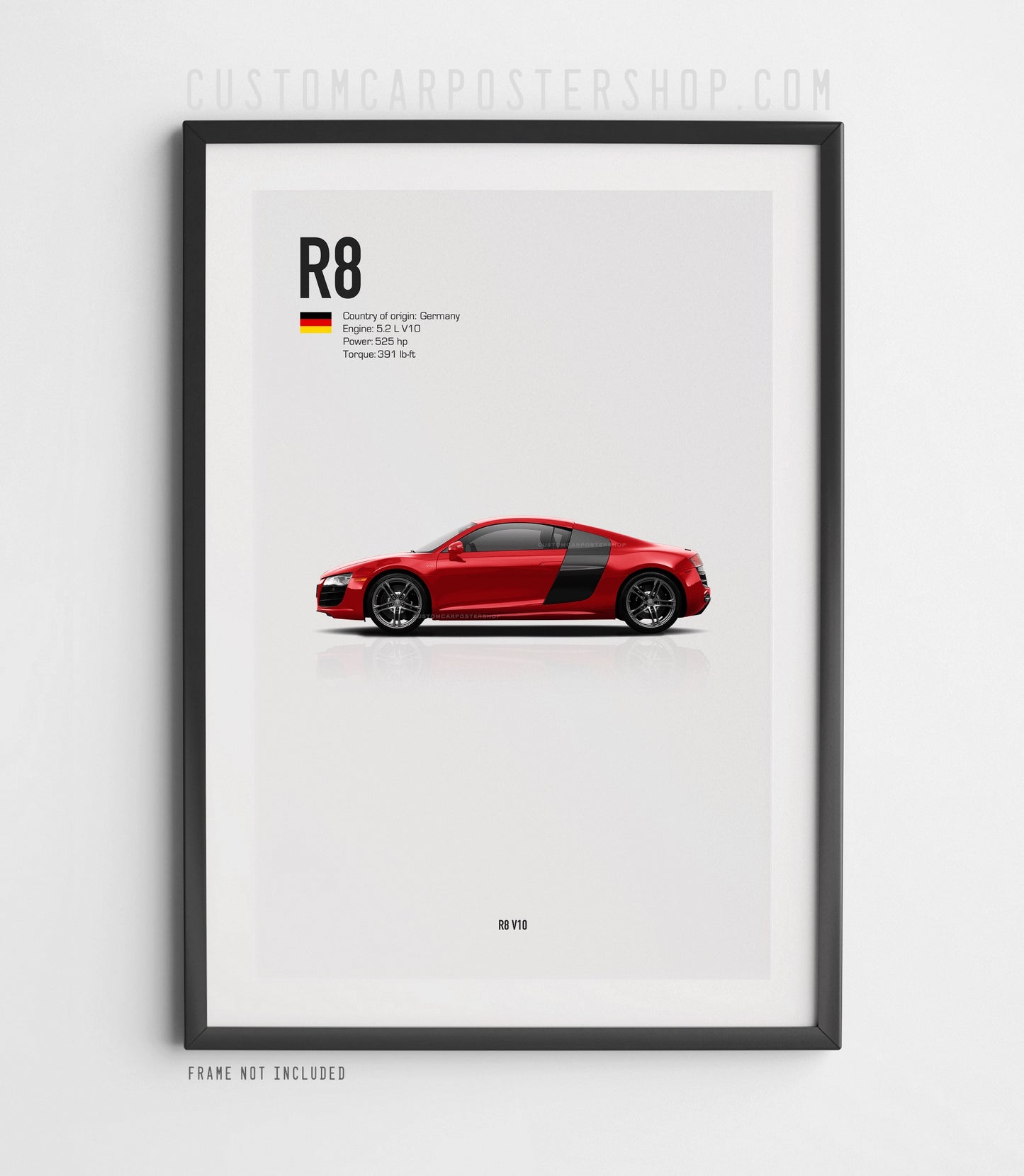 Audi R8 V10 (Type 42) Poster