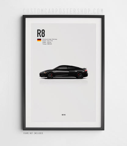 Audi R8 V10 (2016-2018) Poster