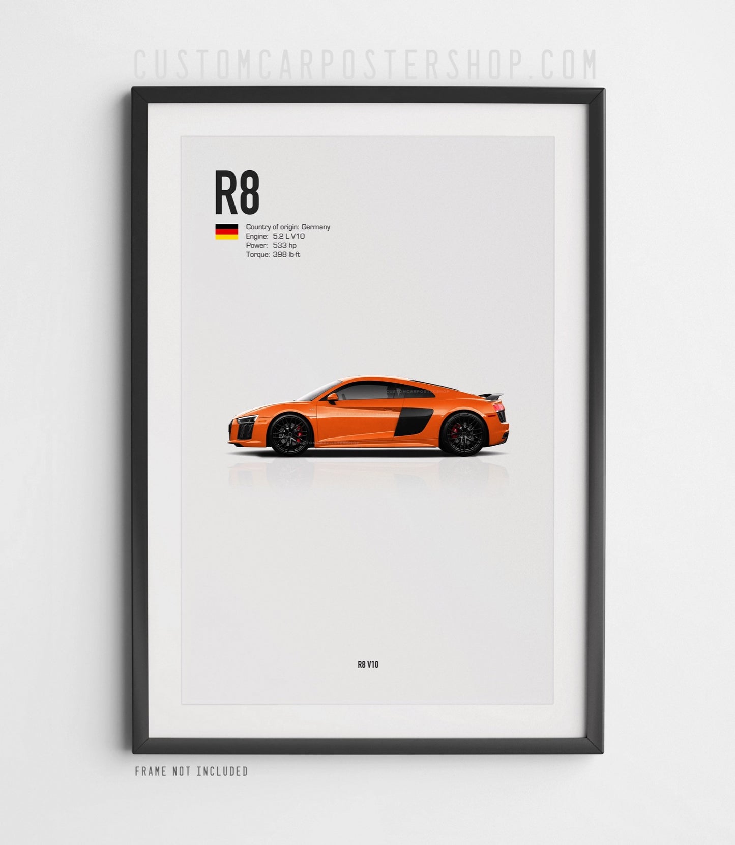 Audi R8 V10 (2016-2018) Poster