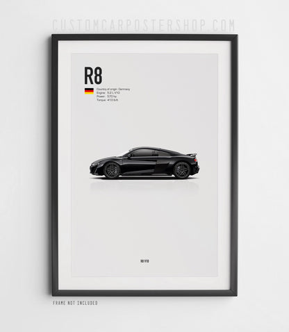 Audi R8 V10 (2019-2024) Poster