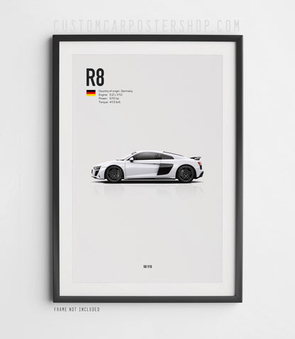 Audi R8 V10 (2019-2024) Poster