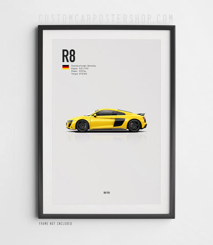 Audi R8 V10 (2019-2024) Poster