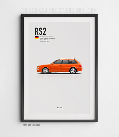 Audi RS2 Avant Poster