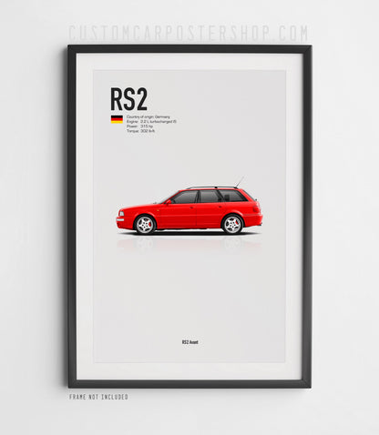 Audi RS2 Avant Poster