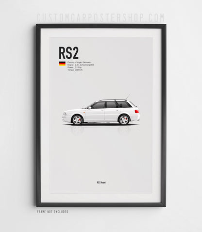 Audi RS2 Avant Poster