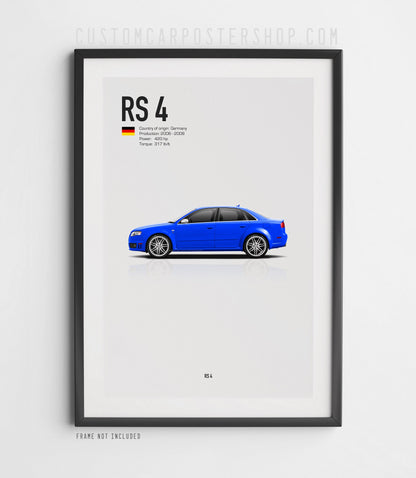 Audi RS 4 (B7) Poster