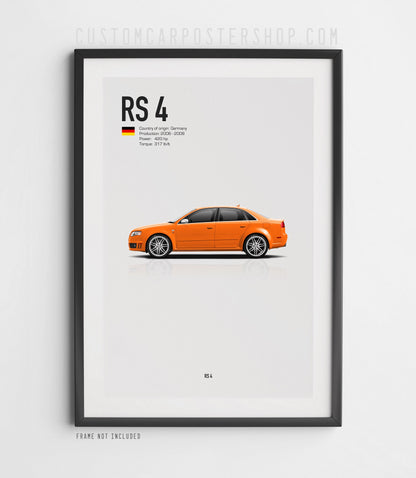 Audi RS 4 (B7) Poster