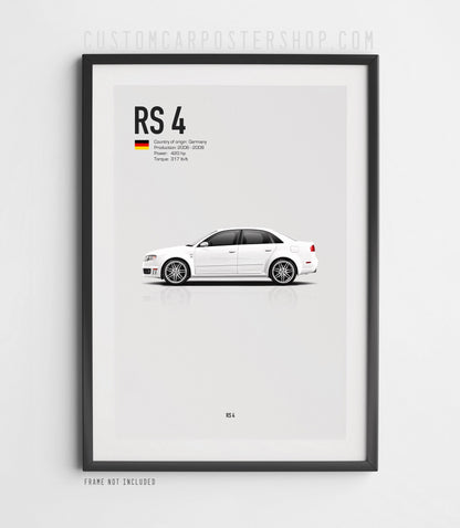 Audi RS 4 (B7) Poster