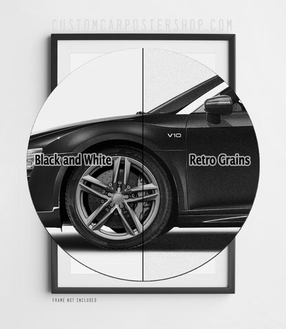 Audi R8 V10 Spyder (Type 42) Print Ad Poster - Distilled