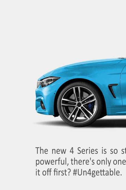 BMW 435i (F32) Remastered Print Ad - Road Candy