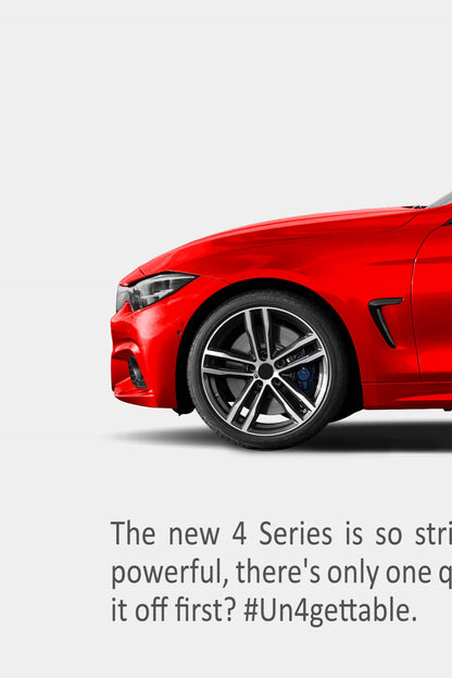 BMW 435i (F32) Remastered Print Ad - Trophy Car