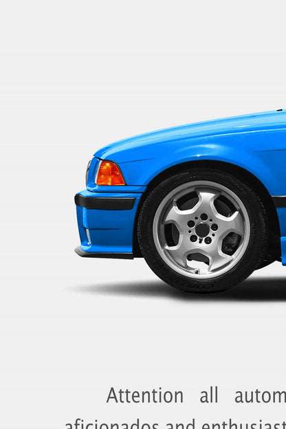 BMW E36 M3 Classic Print Ad - Built by Fanatics