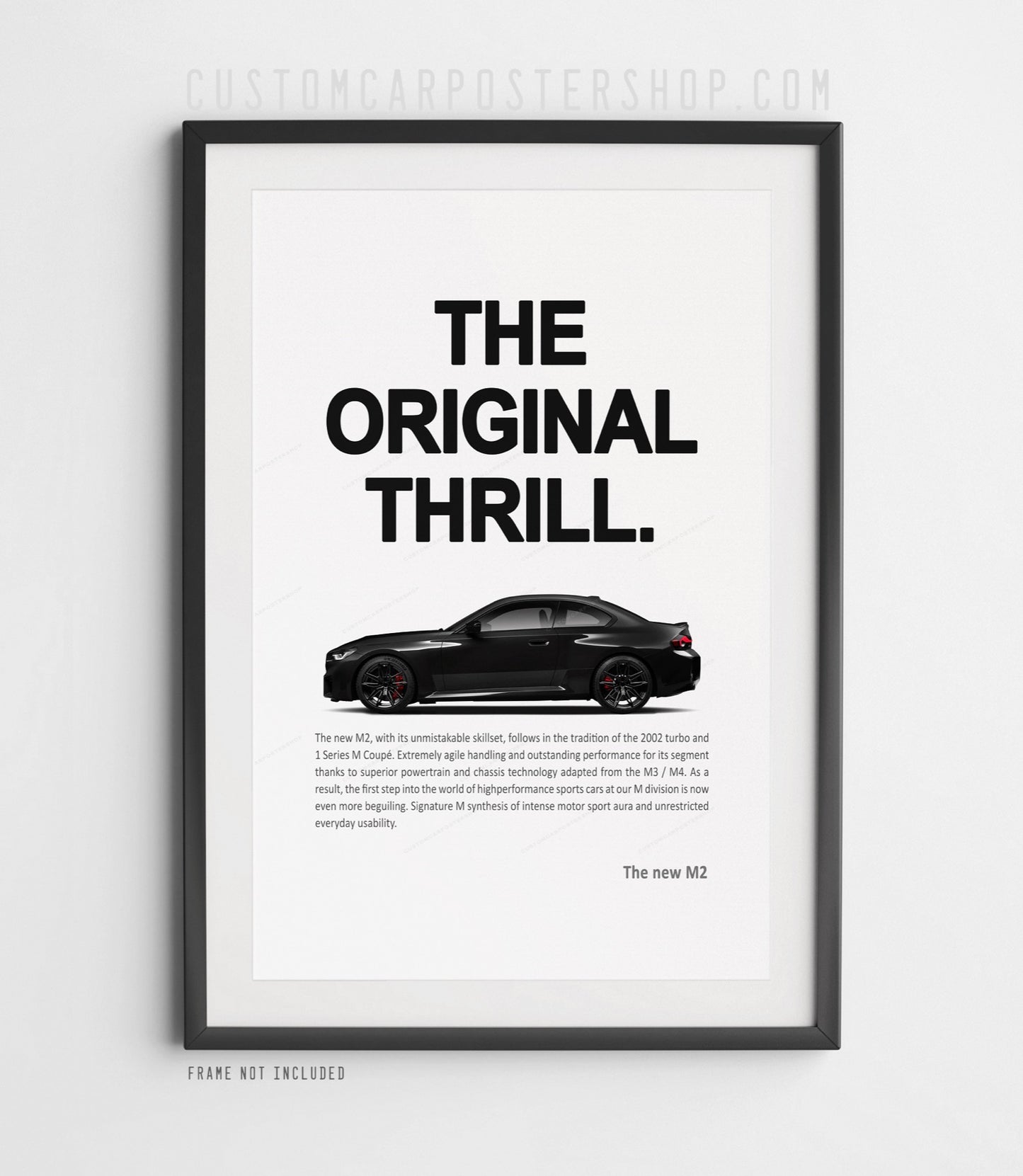 BMW M2 (G87) Print Ad - Original Thrill