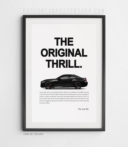 BMW M2 (G87) Print Ad - Original Thrill