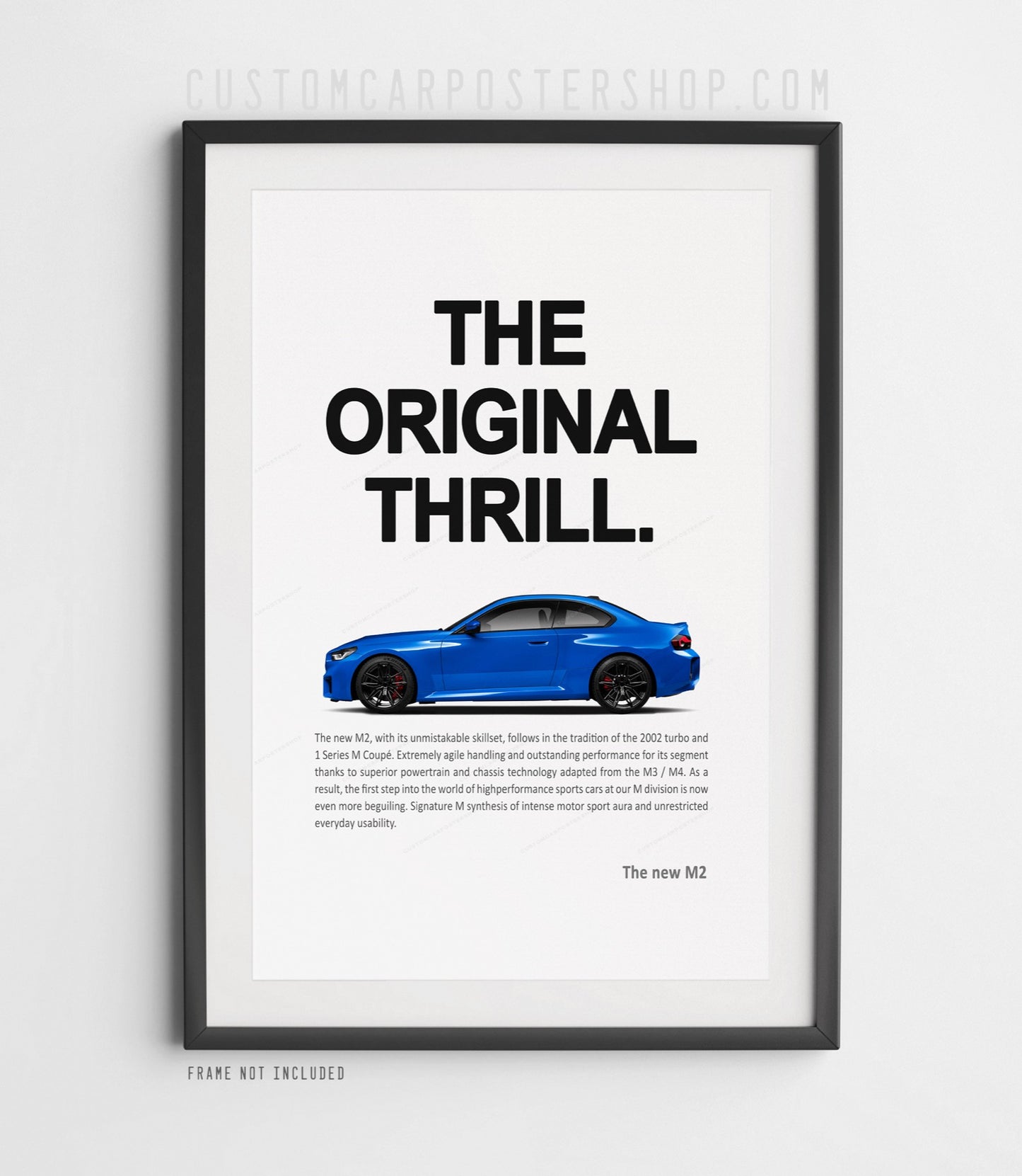 BMW M2 (G87) Print Ad - Original Thrill