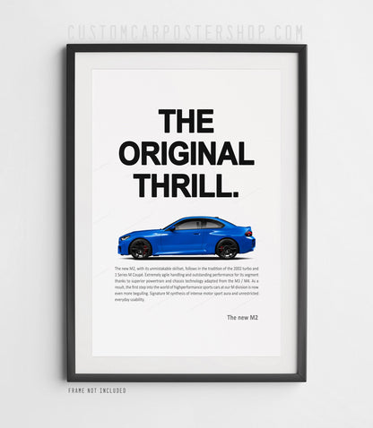 BMW M2 (G87) Print Ad - Original Thrill