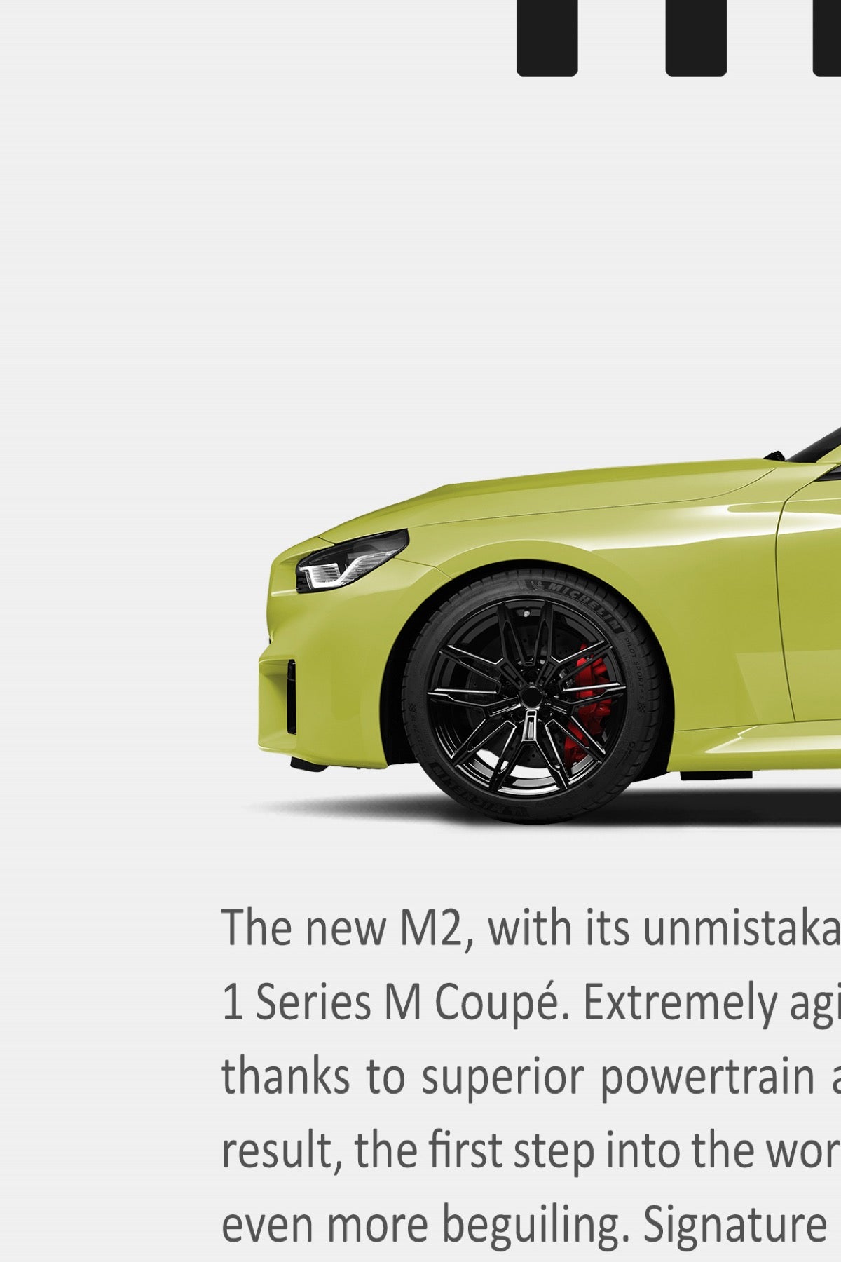 BMW M2 (G87) Print Ad - Original Thrill
