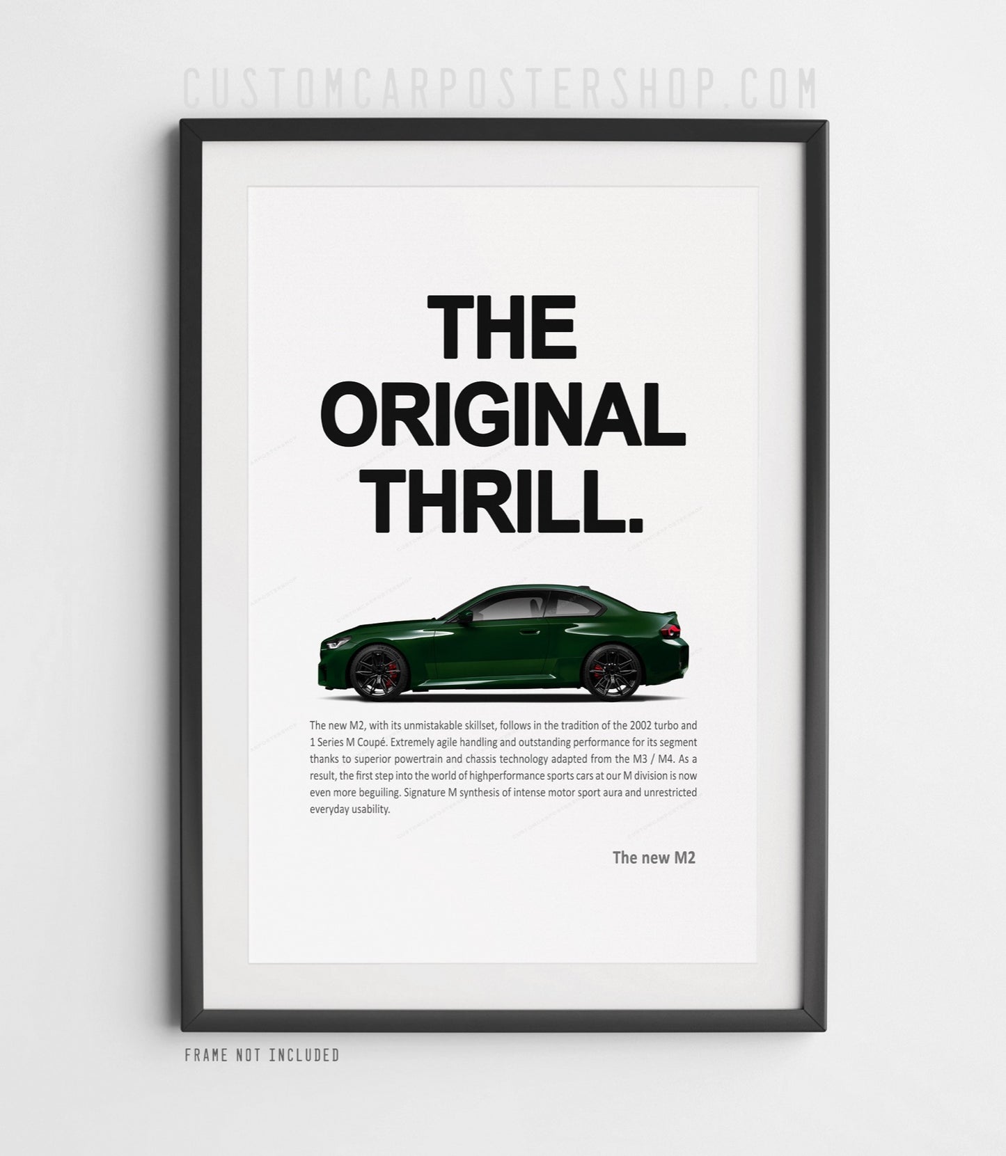 BMW M2 (G87) Print Ad - Original Thrill