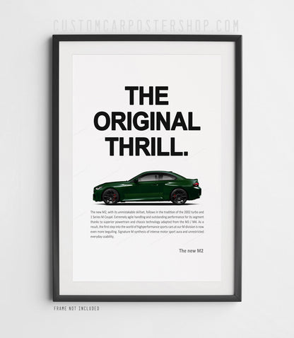 BMW M2 (G87) Print Ad - Original Thrill