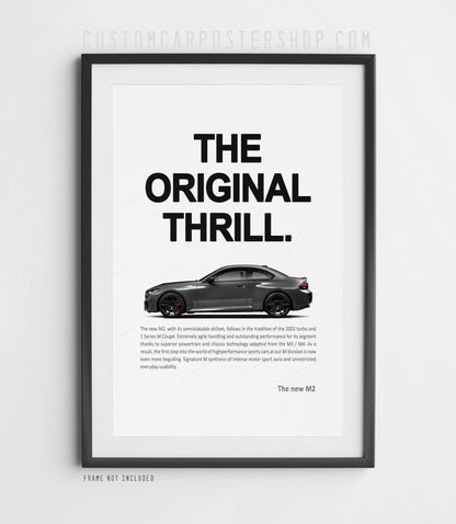 BMW M2 (G87) Print Ad - Original Thrill