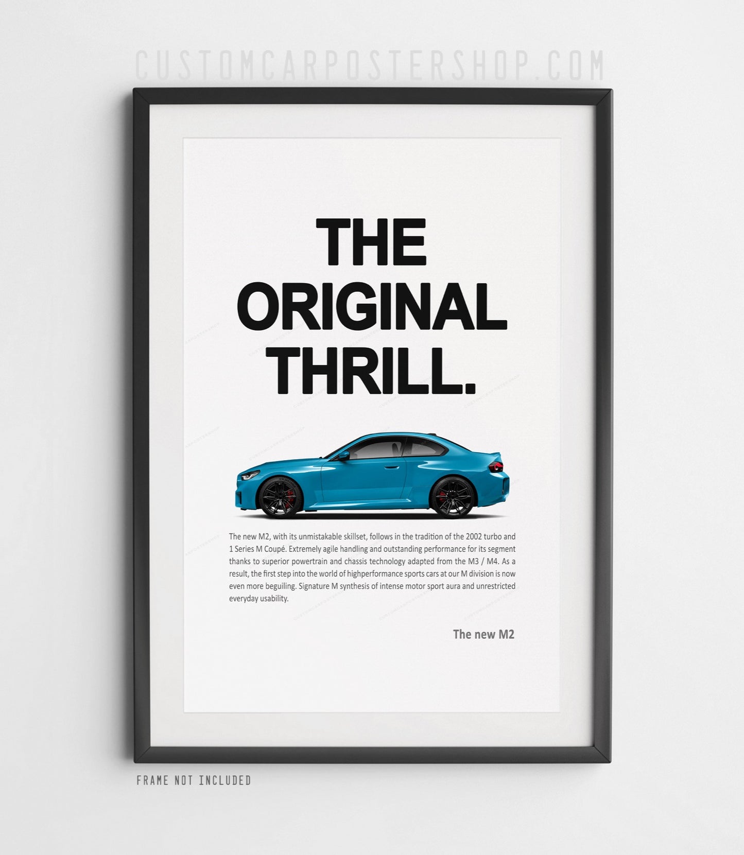 BMW M2 (G87) Print Ad - Original Thrill