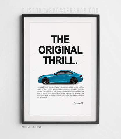 BMW M2 (G87) Print Ad - Original Thrill