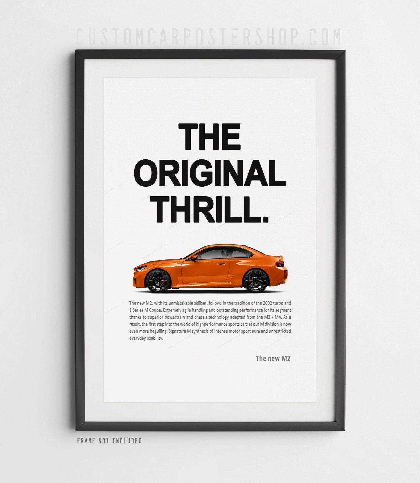 BMW M2 (G87) Print Ad - Original Thrill
